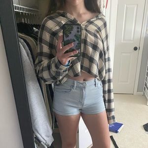 Cropped AE flannel